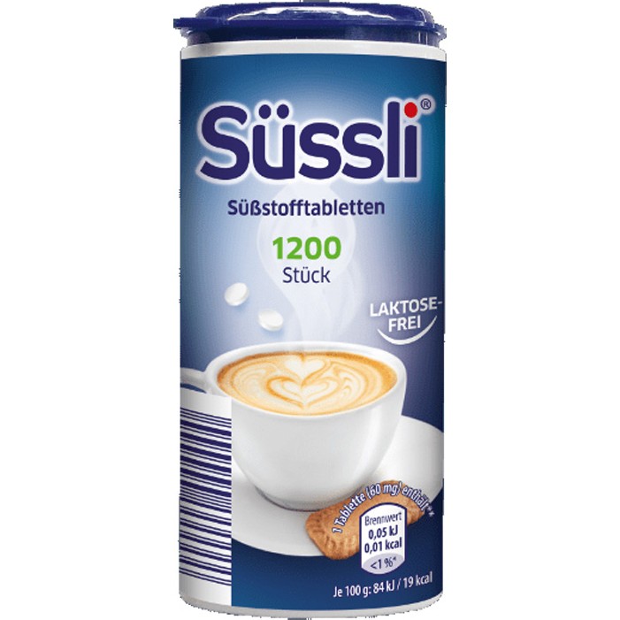 Süssli 1200 Tablet Laktozsuz Tatlandırıcı Şeker İçermeyen Özel Üretim Lezzetli Alternatif - 100 gr Diğer Fiyatı