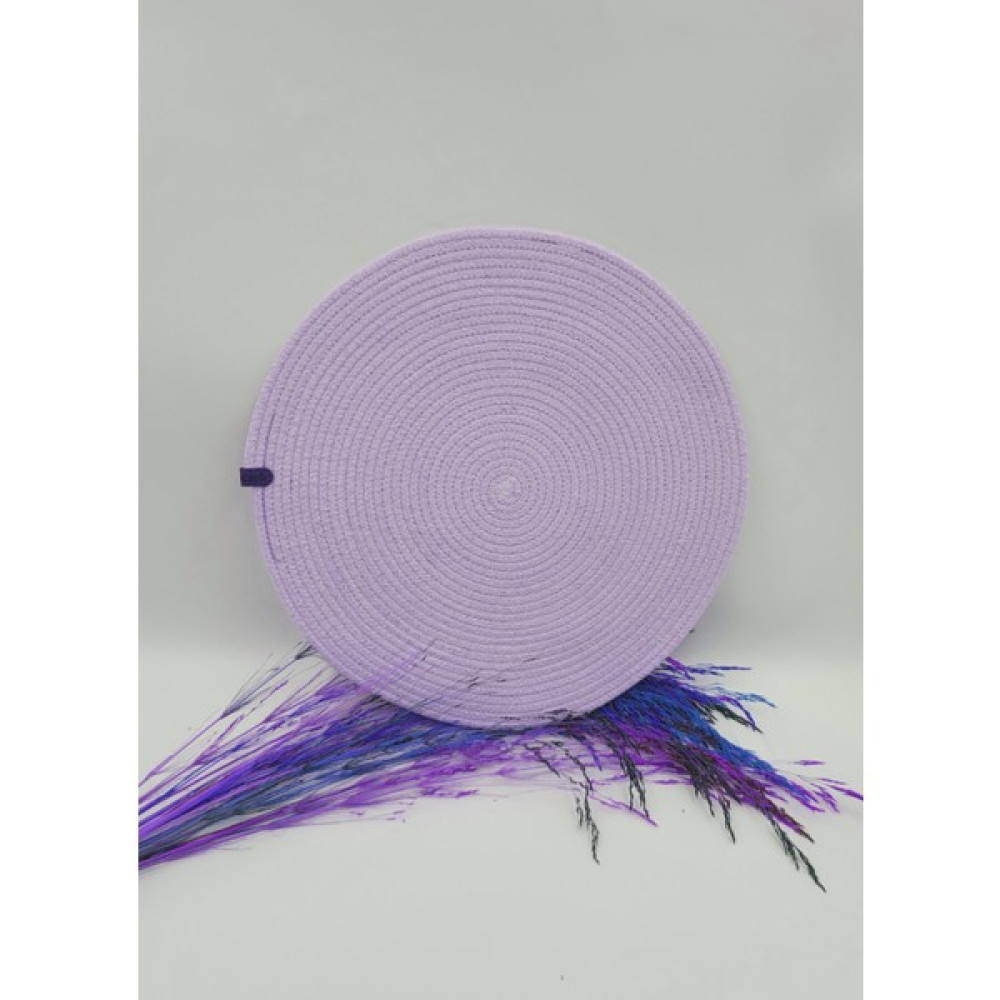 SÜSSLÜDÜŞLER Trend Model Pamuk Halat Supla Amerikan Servis - 33 x 33 cm - Lila Amerikan Servis Fiyatı