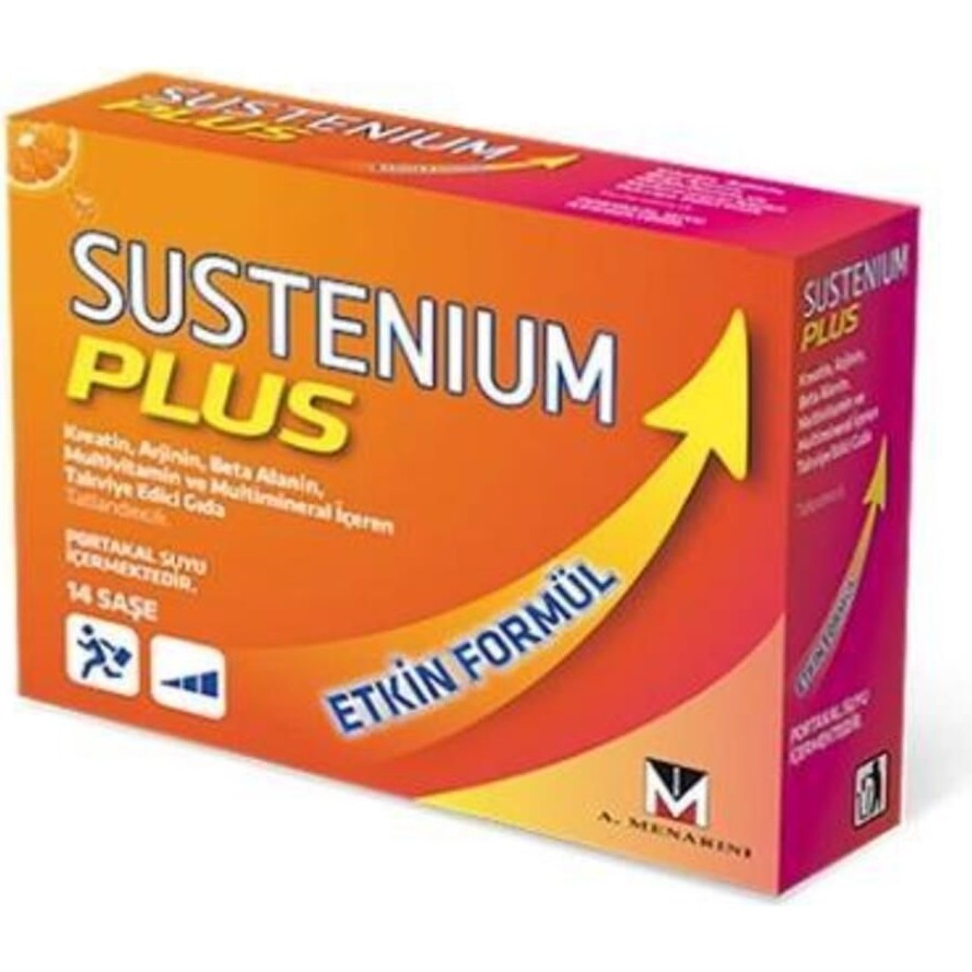 Sustenium Plus 14 Saşe C D Kreatin Magnezyum Demir Çinko Vitaminleri Sporcu Besini & Supplementler Fiyatı