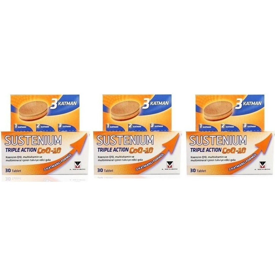Sustenium Triple Action 30TABLET 3 Adet - Sade Diğer Fiyatı