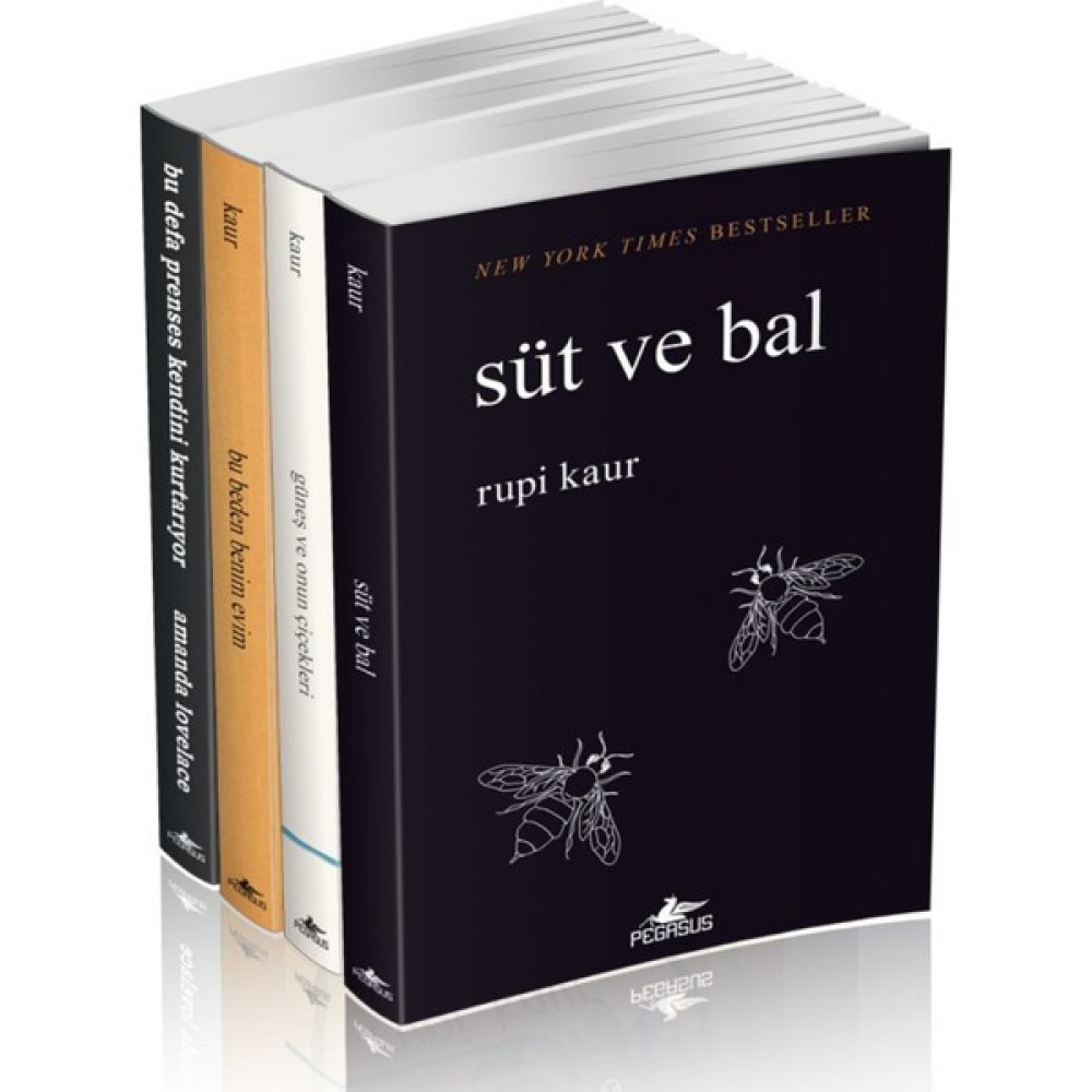 Süt ve Bal - Güneş ve Onun Çiçekleri - Bu Beden Benim Evim - Bu Defa Prenses Kendini Kurtarıyor 4 Kitap Şiir Kitapları Fiyatı