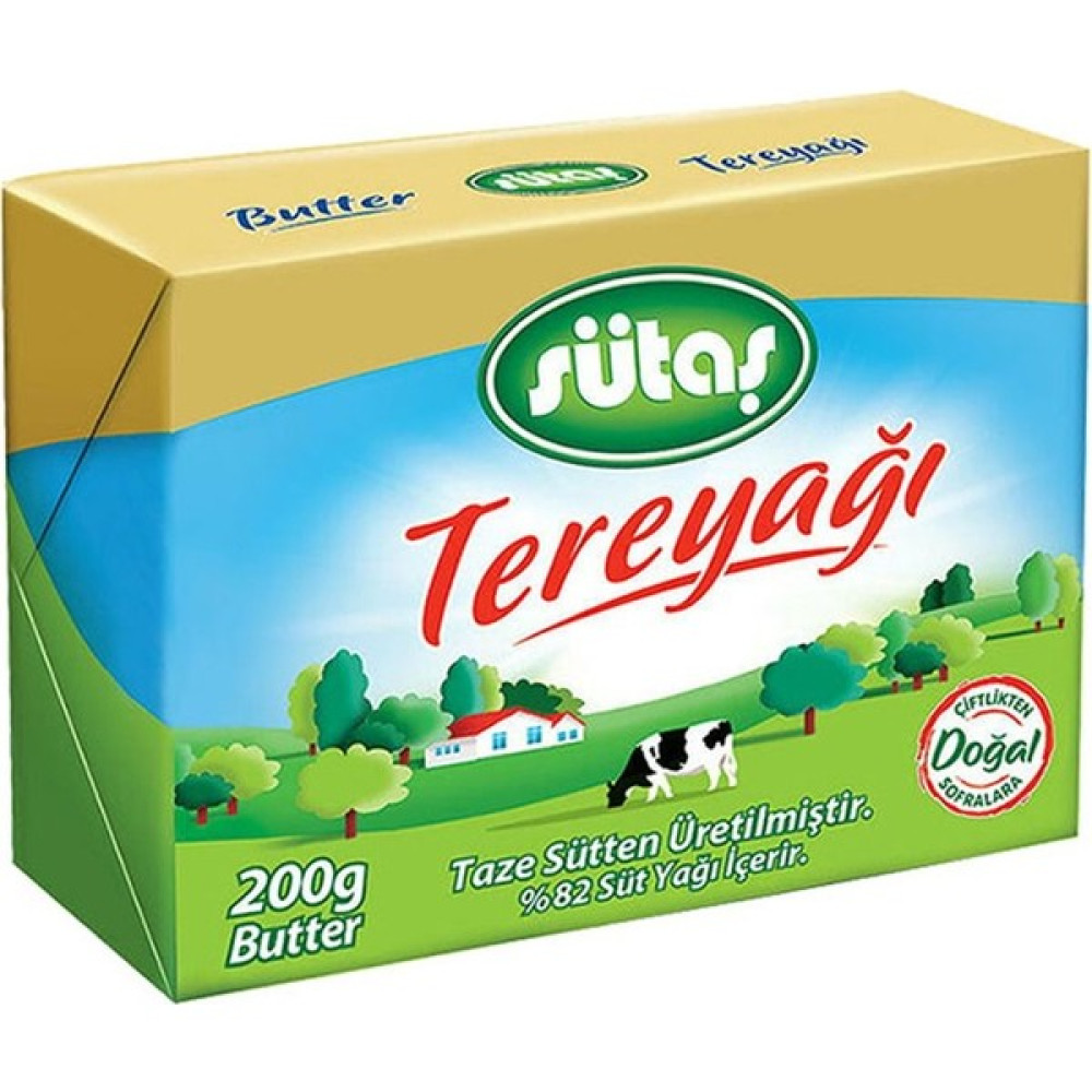 Sütaş Tereyağ (200 G) X12 Paket Oto Boyaları Fiyatı
