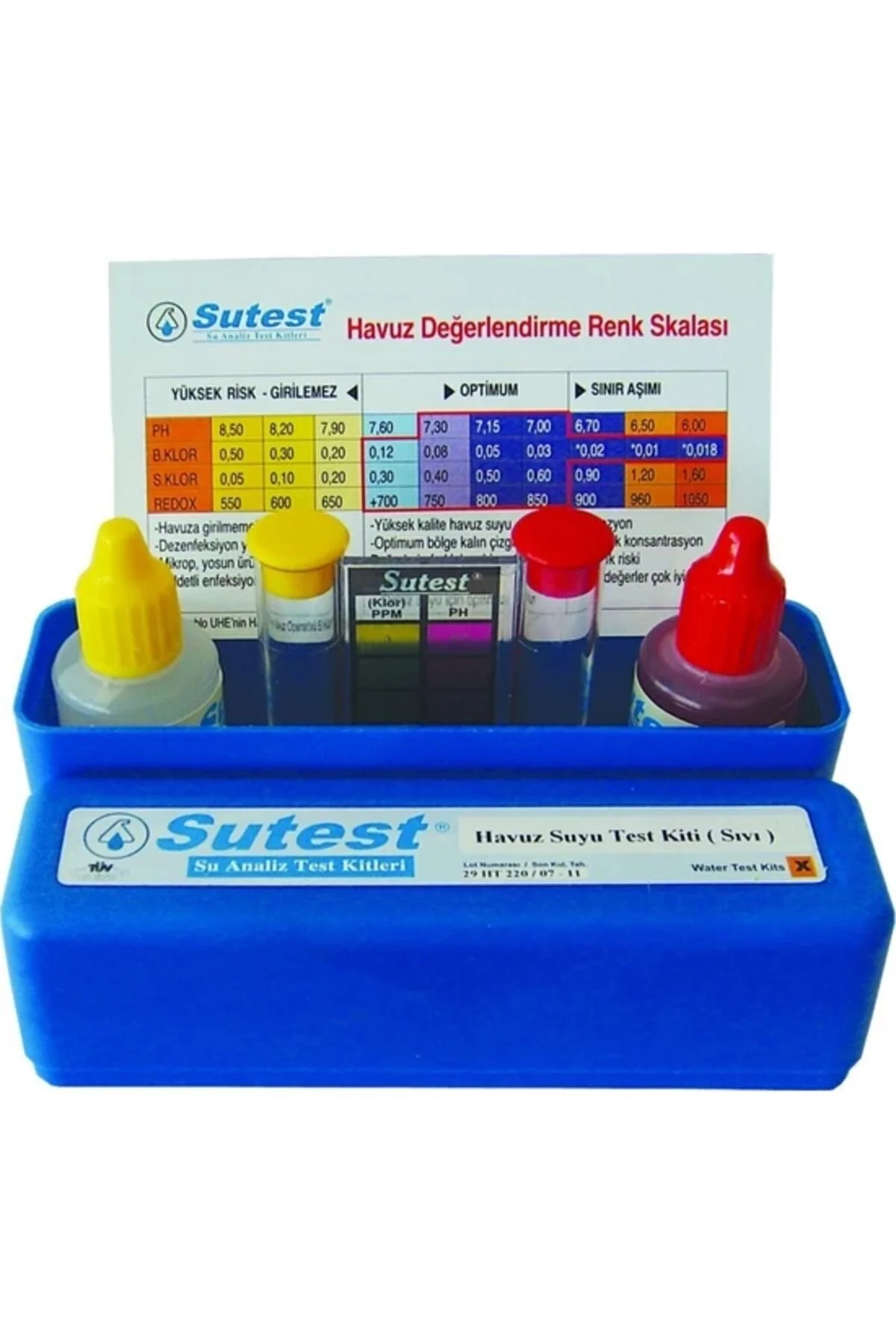 SUTEST Havuz Suyu Ölçüm Ph Klor Test Kiti" Diğer Test ve Ölçüm Cihazları Fiyatı
