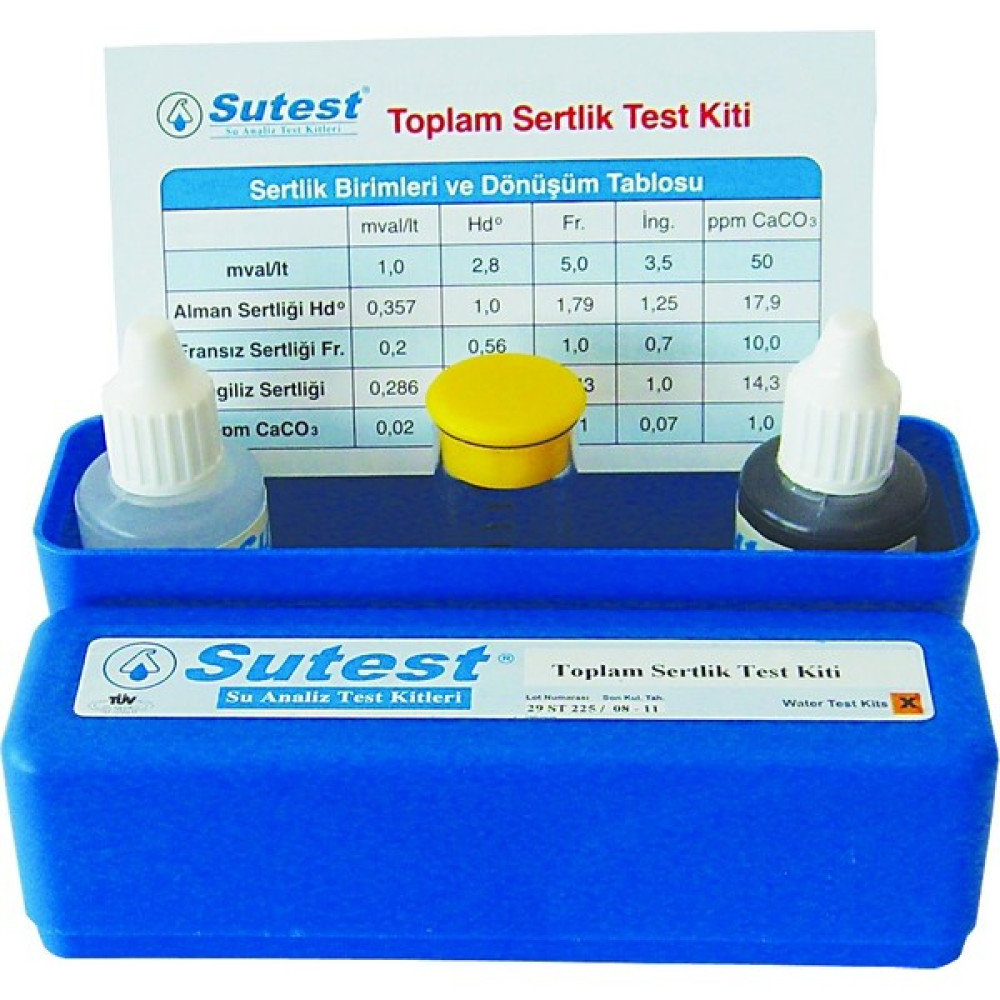 Sutest Sutest Toplam Sertlik Test Kiti - Yok Diğer Test ve Ölçüm Cihazları Fiyatı