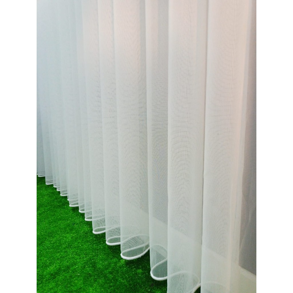 Sütre Tasarım Naturel Bambu Ttm Şantuk Zemin 1 x 3 Sık Boru Pile Ütü Istemeyen Tül Perde - Ekru - 310 x 250 cm Perde Fiyatı
