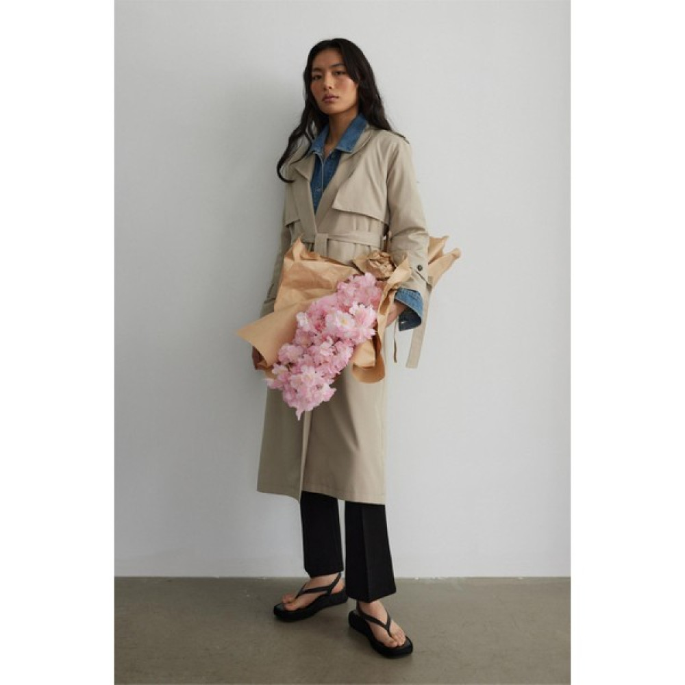 Suud Collection Bej Re-Edition 1980 Trençkot Kadın Trençkot Fiyatı