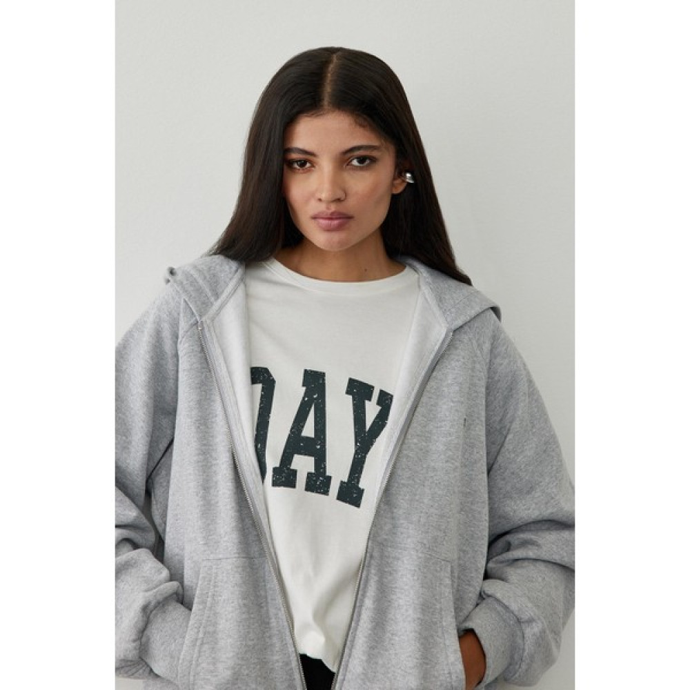 Suud Collection Beyaz Day Baskılı Tişört Bayan T-shirt Fiyatı