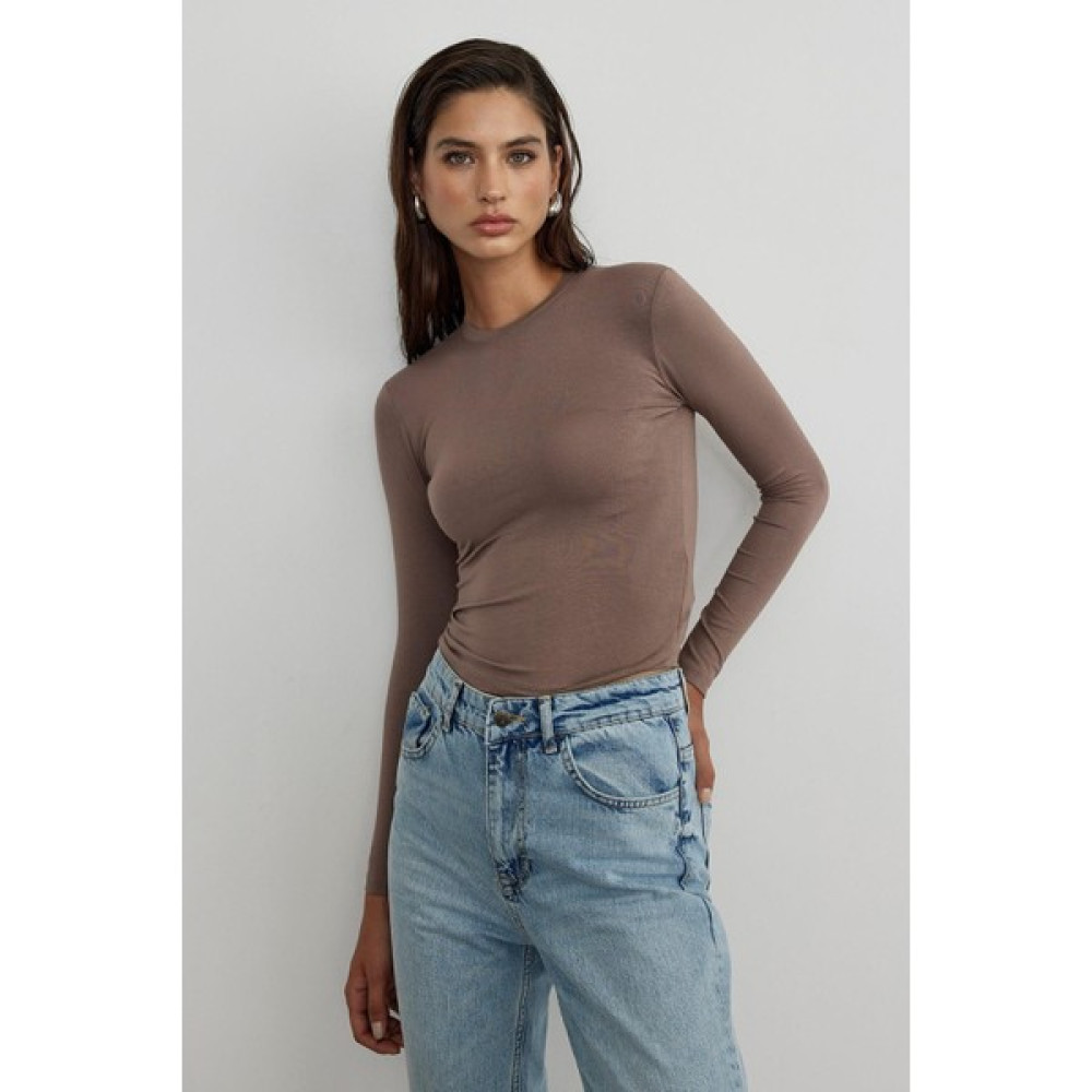 Suud Collection Cappucino Kate Slim Bluz Bluz Fiyatı