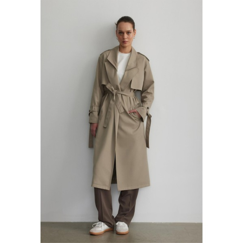 Suud Collection Haki Re-Edition 1980 Trençkot Kadın Trençkot Fiyatı