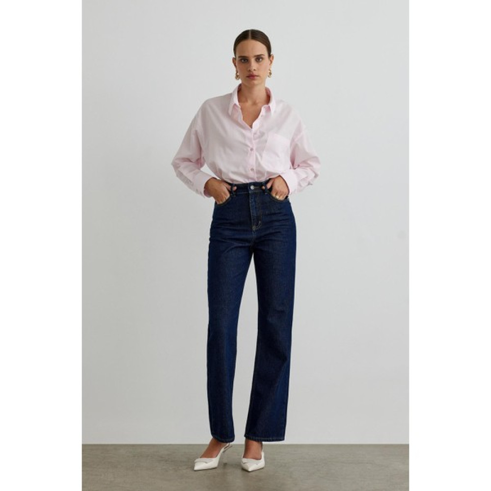 Suud Collection Pembe Nili Poplin Gömlek Kadın Gömlek Fiyatı