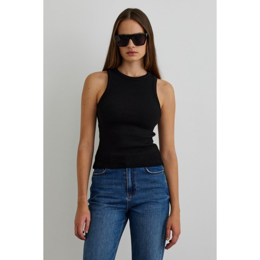 Suud Collection Siyah Oli Fitilli Bisiklet Yaka TShirt Bayan T-shirt Fiyatı