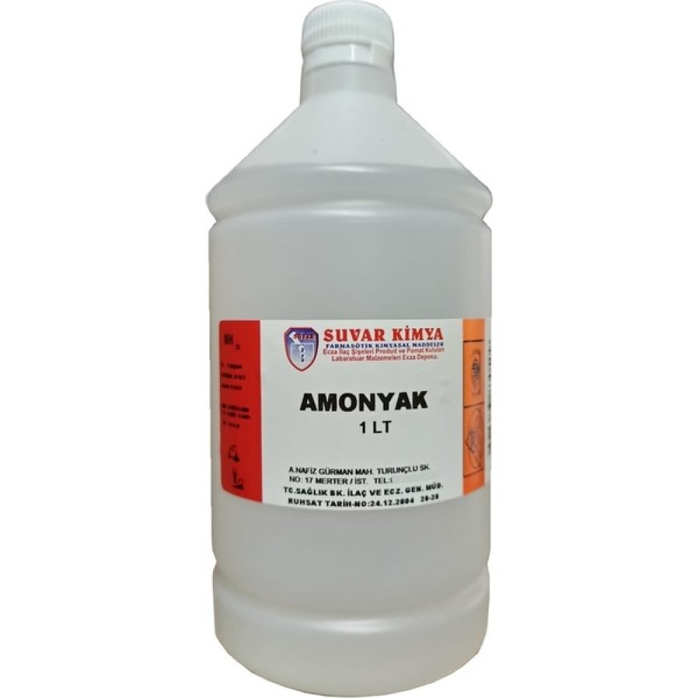 Suvar Kimya Amonyak 1 Lt Parlatıcı ve Temizleyiciler Fiyatı