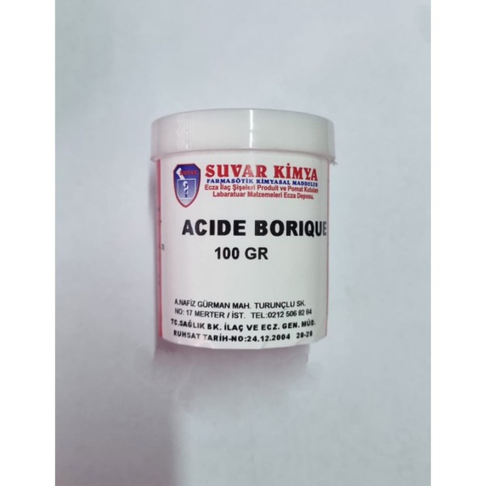 Suvar Kimya Borik Asit 100 gr Nalburiye & Hırdavat Fiyatı