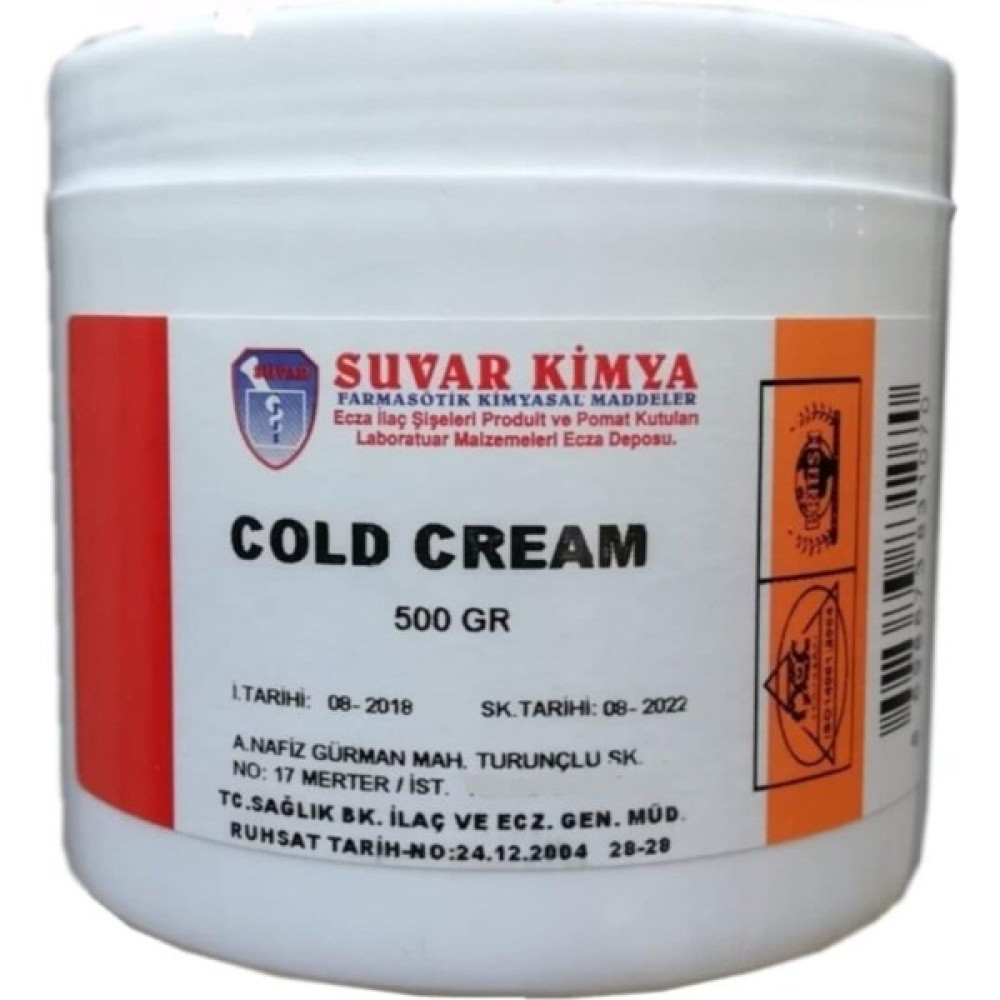 Suvar Kimya Cold Krem 500 gr (Krem Bazı) Cold Krem Oto Boyaları Fiyatı