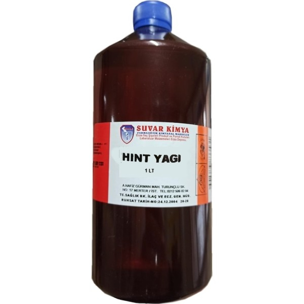 Suvar Kimya Hint Yağı 1 Lt Bitkisel Yağlar Fiyatı