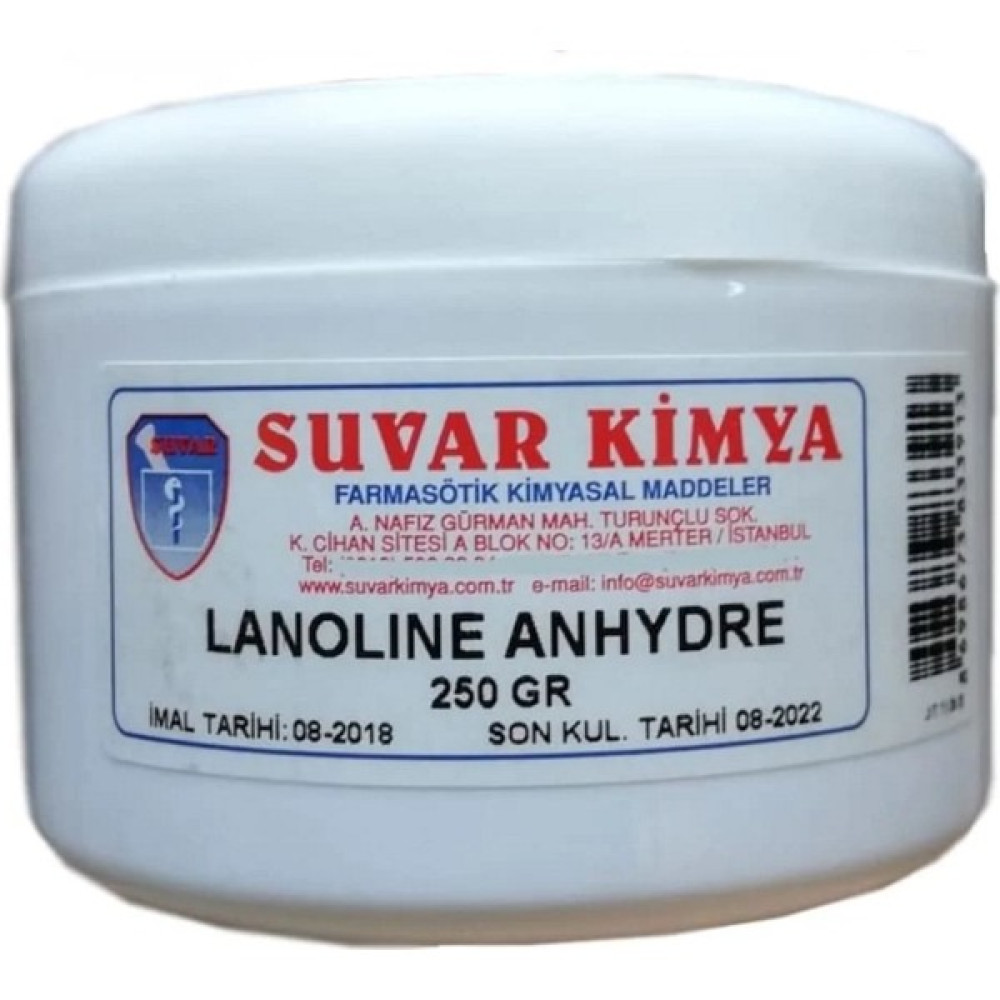 Suvar Kimya Lanolin 250 gr (Lanoline Krem) Nemlendiriciler Fiyatı
