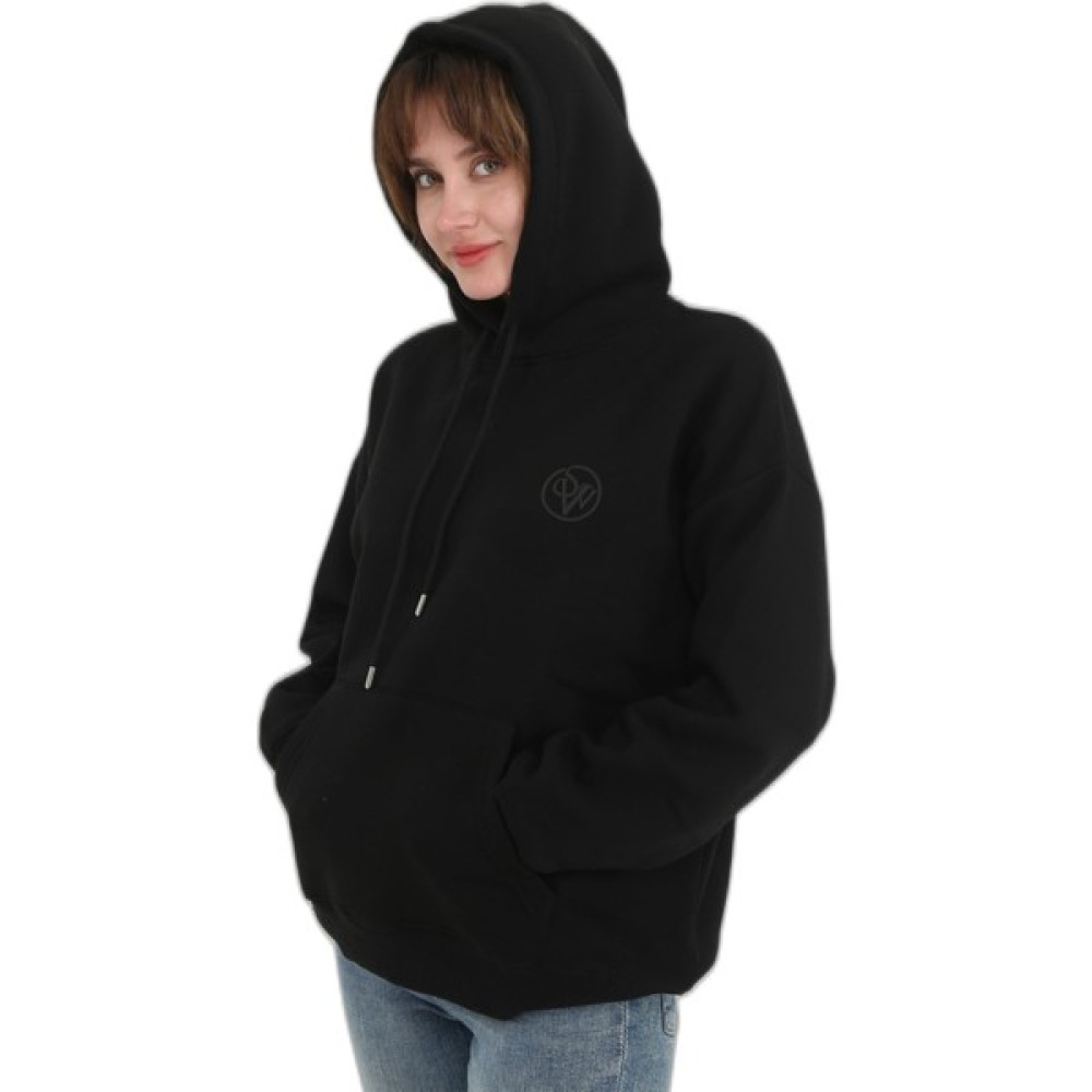 Suvva Oversize Kapüşonlu ve Kanguru Cepli Sweatshirt Bayan Sweatshirt Fiyatı