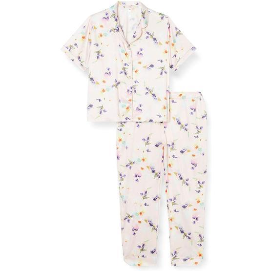 Suwen Ocean Print 063 Summer Flower Masculine Pyjamas Set Kadın Pijama Takımı Kadın Pijama Fiyatı