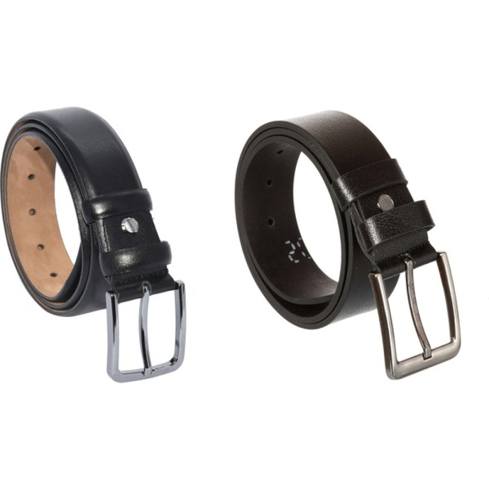 Süzer Deri 2 Adet x 3.5 cm Klasik(Kumaş-Keten) ve 4.5 Spor(Kot Pantolon) Hakiki Deri Kemer Siyah Düz Erkek Kemeri Fiyatı