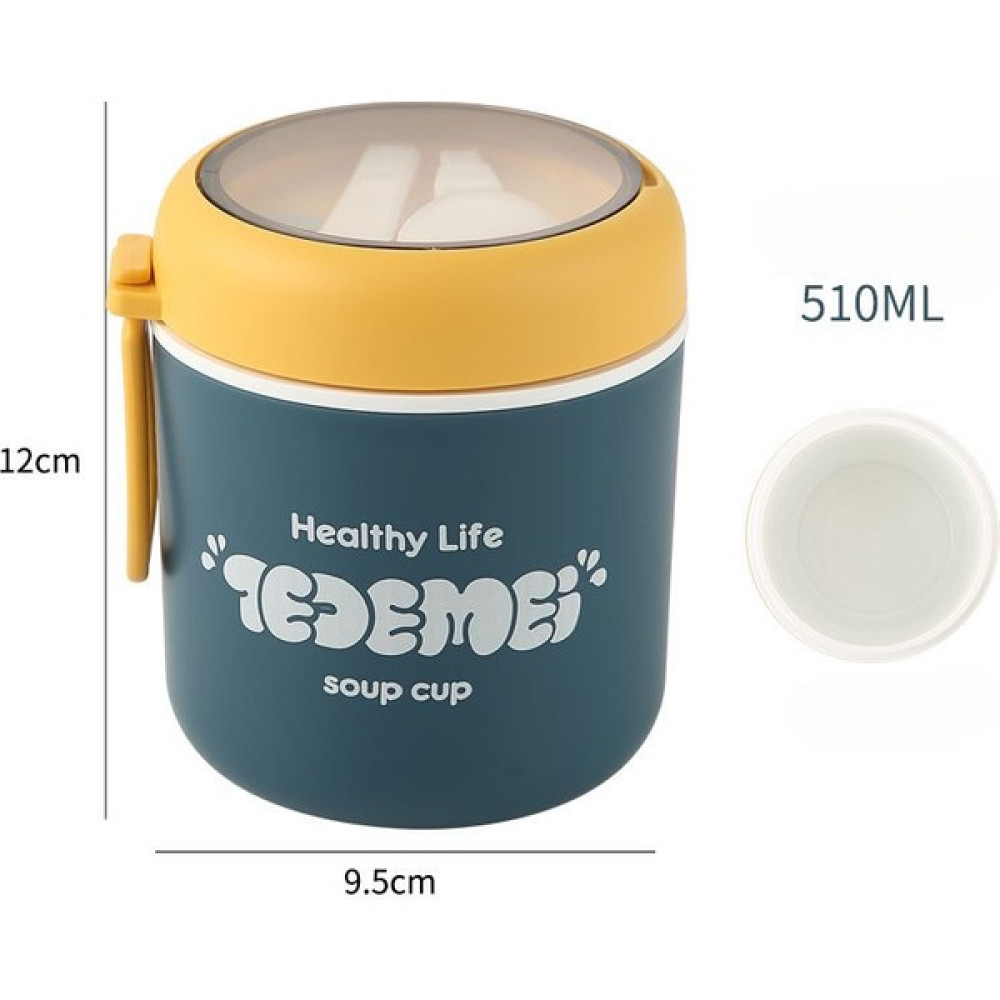 Suzhou Xiang Yemek Termosu, 510 ml Çorba Termosu, Yalıtımlı Öğle Yemeği Çantalı Antibakteriyel Plastik Bento Kutusu, Kahvaltılık Çorba Saklama Kabı... Saklama Kapları Fiyatı