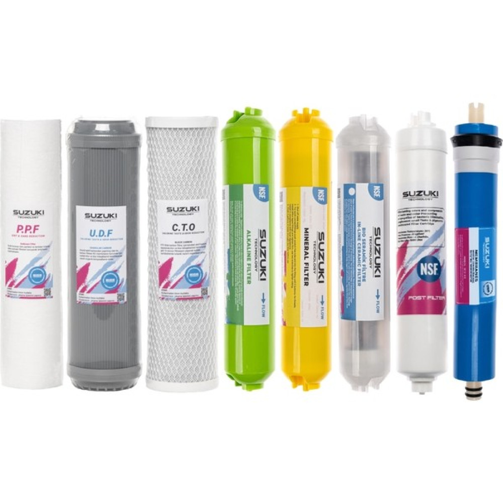 Suzuki Technology 10 Inç Açık Kasa Su Arıtma Cihazı Tam Set (8 Filtre) Mineral, Det (553360488) Bahçe Makinesi Aksesuar & Yedek Parça Fiyatı
