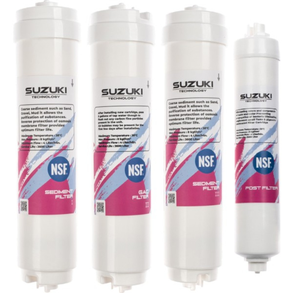 SUZUKI Technology 12 Inç Kapalı Kasa Su Arıtma Cihazı Membransız Tam Set (4 Filtre) Oto Boyaları Fiyatı