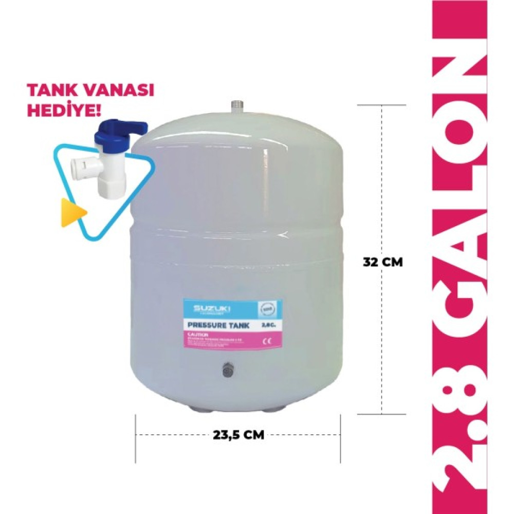 SUZUKI Technology Tüm Su Arıtma Cihazlarına Uyumlu 2,8 Galon (10 Lt) Metal Tank - Yok Oto Boyaları Fiyatı