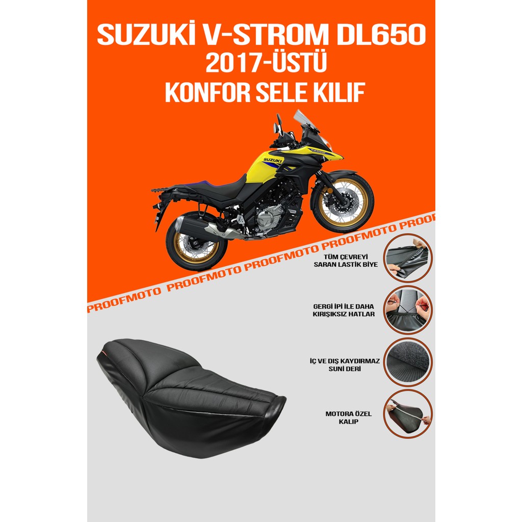 Suzuki V-Strom DL650 (2017 - Üstü) Konfor Sele Kılıf Diğer Fiyatı
