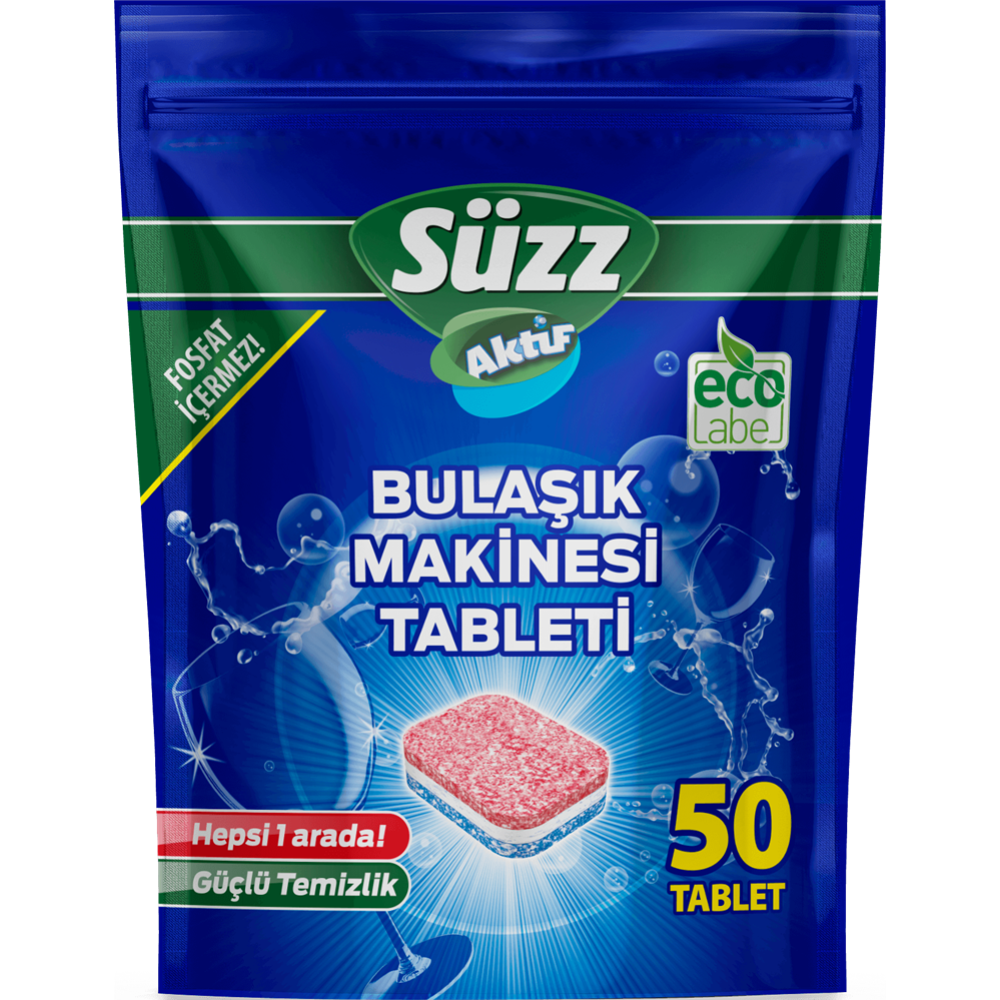 Süzz Hepsibirarada Aktif Bulaşık Makines iTab 50'li Bulaşık Yıkama Fiyatı