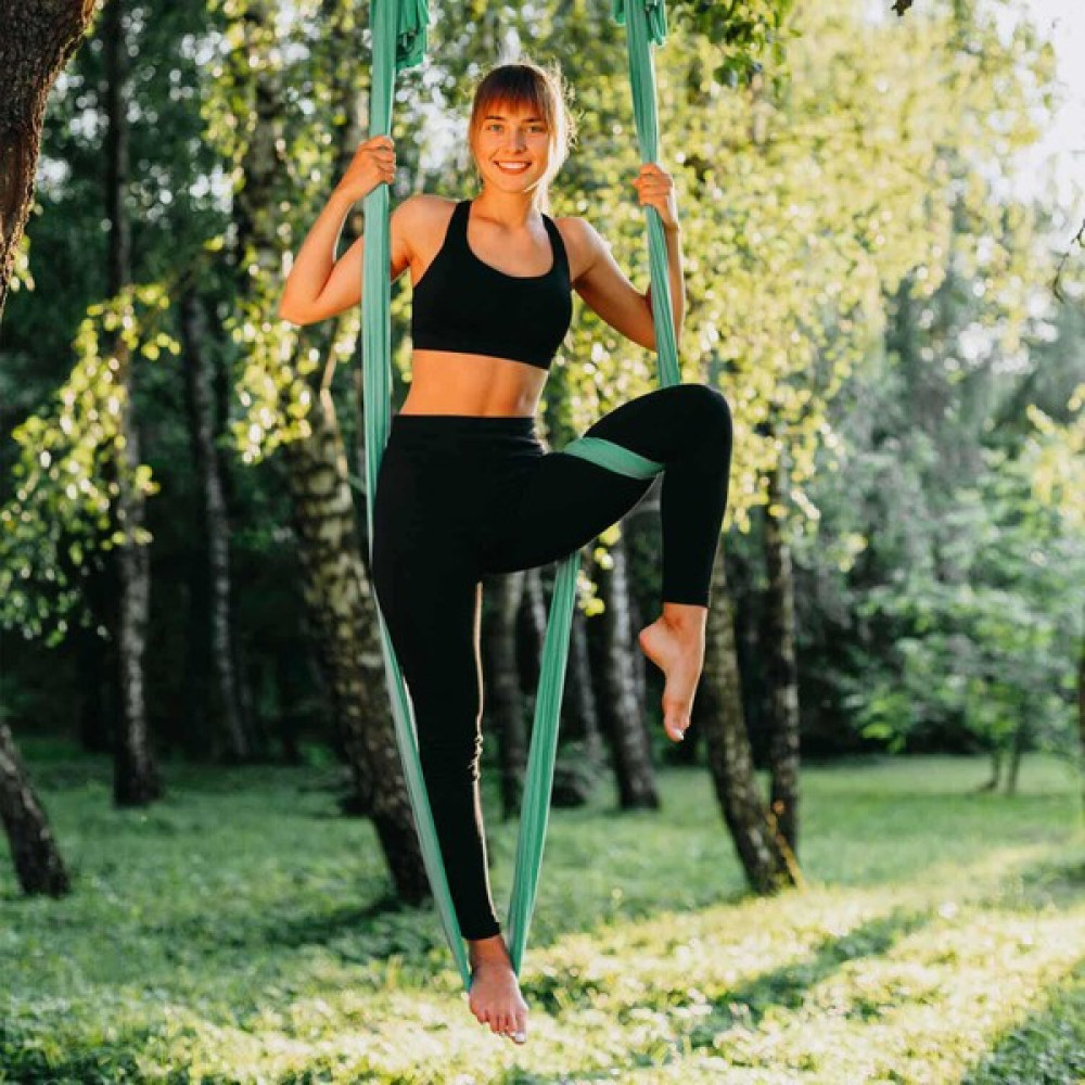 Svava  Yoga Fly Hamağı, Antigravity Yoga Denge Spor Aleti (Yeşil) Kondisyon Aletleri Fiyatı