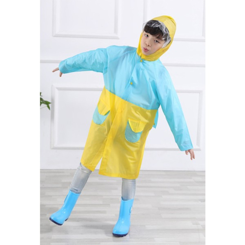 Svein Su Geçirmez Waterproof Yağmura Dayanıklı Neşeli Çocuk Mavi Yağmurluk 4-13 Yaş Xxl Pelerin Unisex Erkek Çocuk Yağmurluk Fiyatı