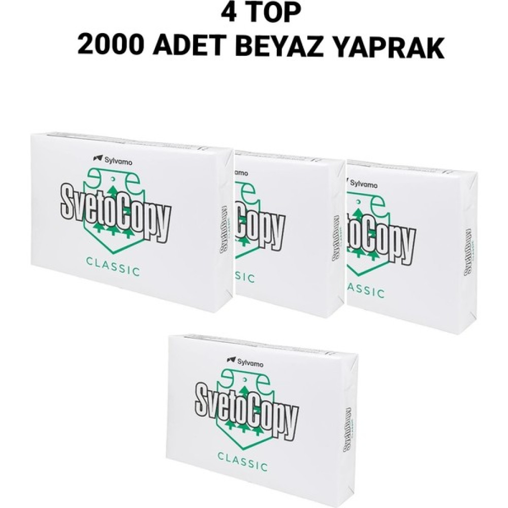 Svetocopy A4 Fotokopi Kağıdı 2.000 Adet Beyaz Yaprak Fotokopi Kağıdı Fiyatı