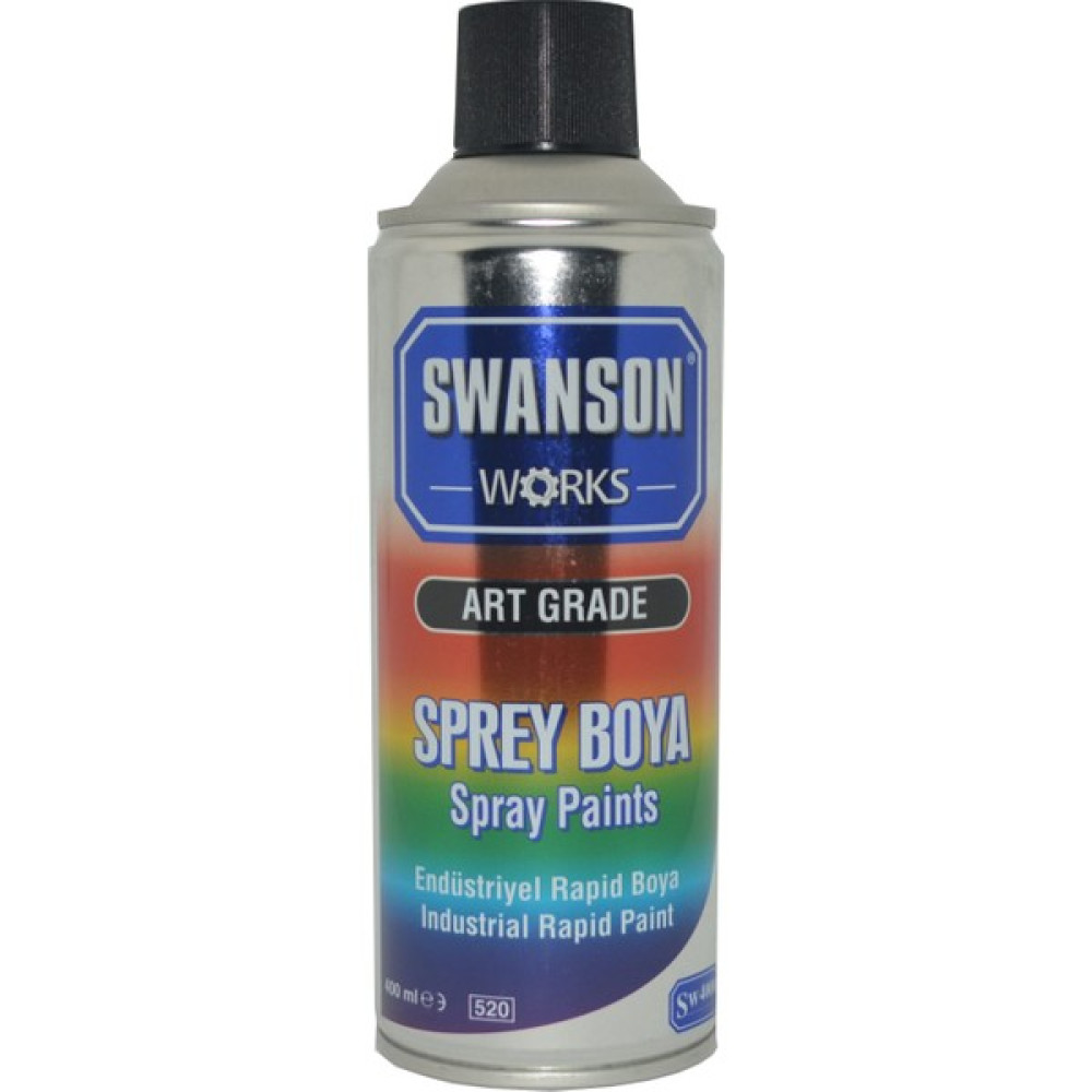 Swanson Endüstriyel Rapid Sprey Boya Gri 400 ml Boya Malzemeleri Fiyatı