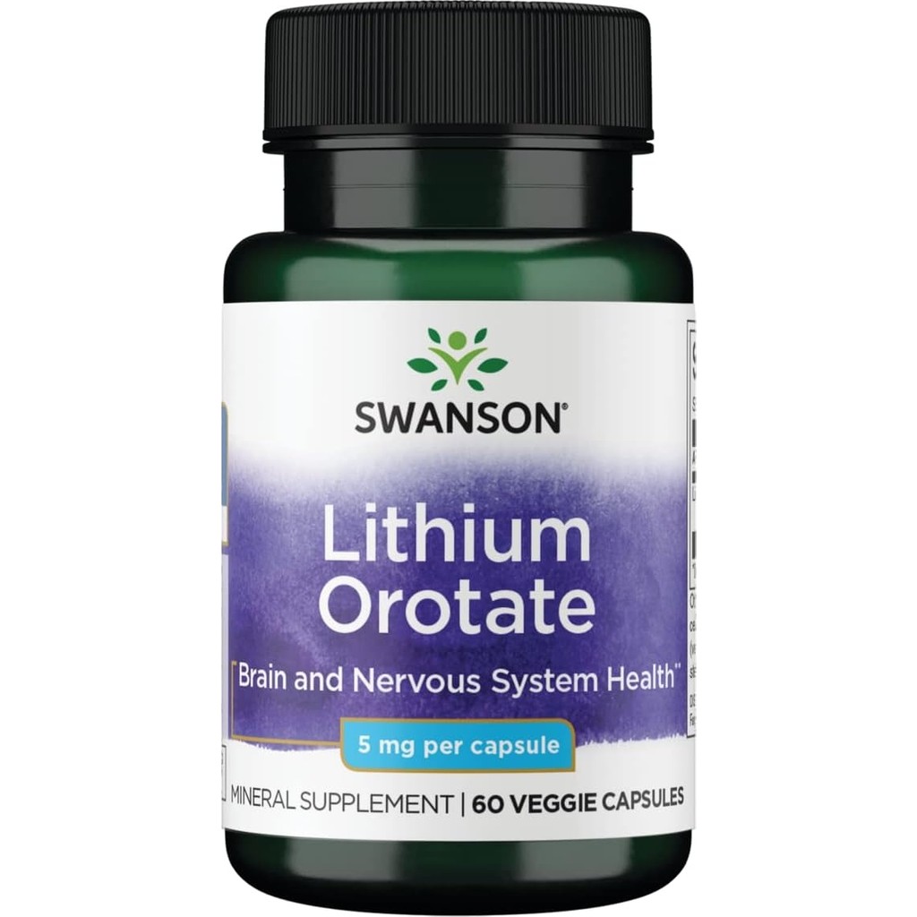 Swanson Lithium Orotate 5 mg 60 Kapsül Diğer Fiyatı