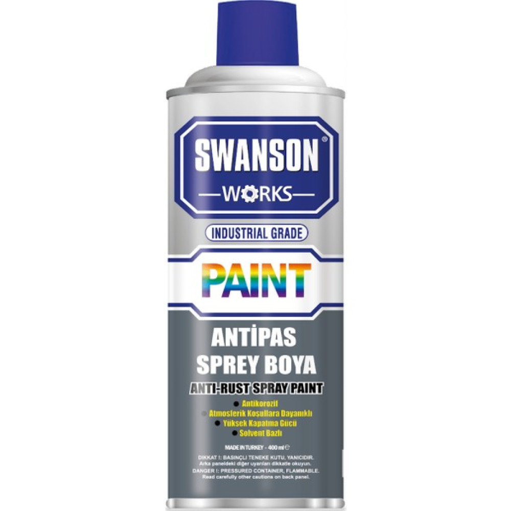 Swanson Works Antipas Sprey Boya 400 ml Boya Malzemeleri Fiyatı