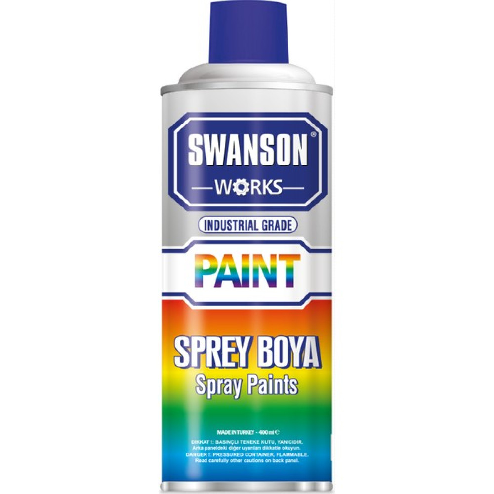 Swanson Works Jant Boyası Gri 400 ML - 01-Siyah Boya Malzemeleri Fiyatı