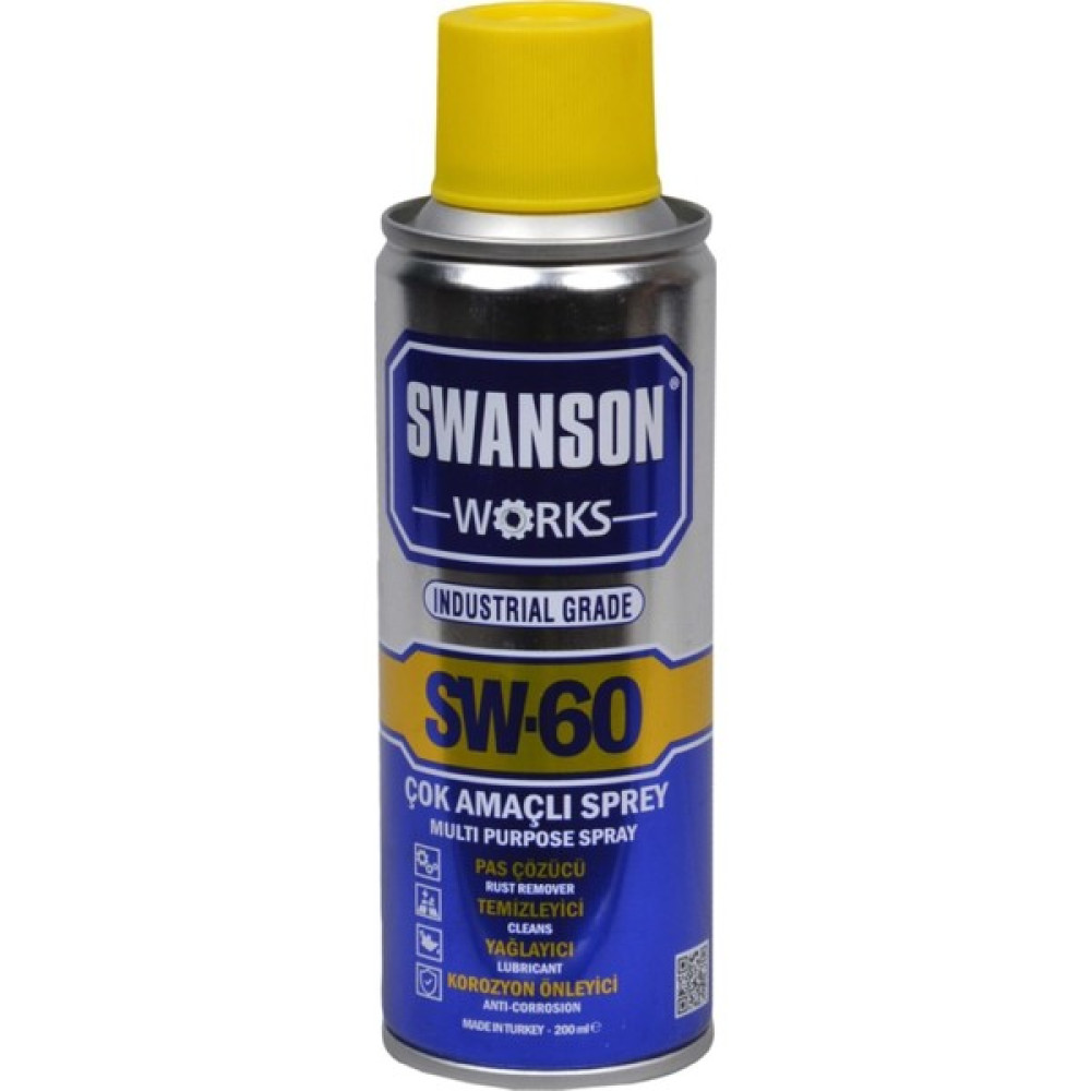 Swanson Works Sw-60 Pas Sökücü Korozyon Önleyici Çok Amaçlı Sprey 200 ml Bakım Spreyleri Fiyatı