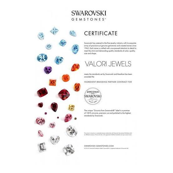 Swarovski 0.25 Karat Yeşil Yuvarlak Taşlı, Gümüş Yüzük