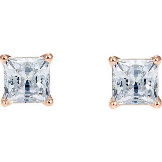 Swarovski 5509935 Attract Sq Czwh Ros Swarovski Küpe