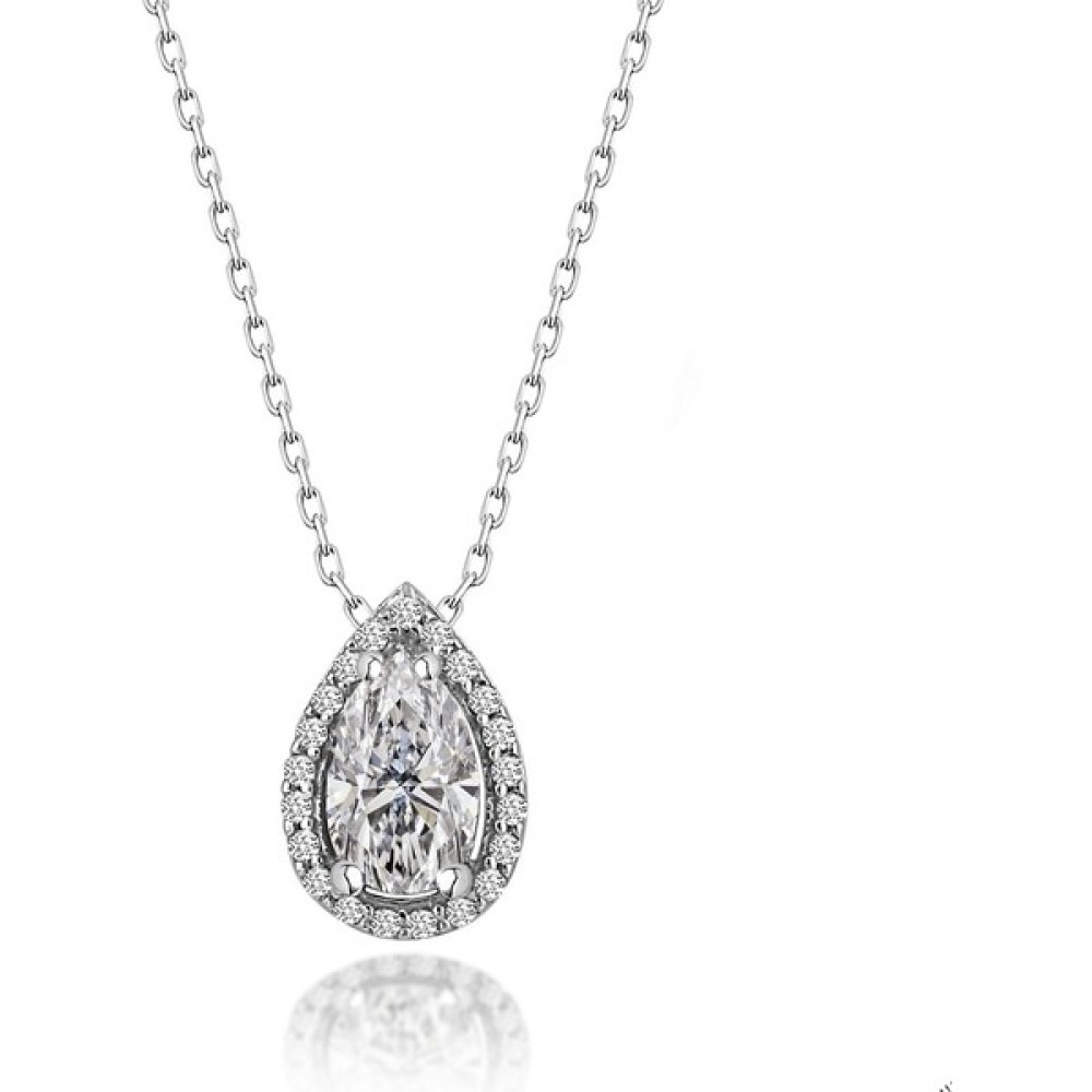 Swarovskı Damla Taşlı Kolye Gümüş Kolye Fiyatı