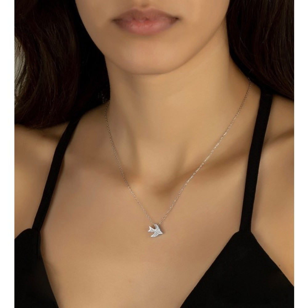 Swarovski Kırlangıç Kolye Gümüş Kolye Fiyatı