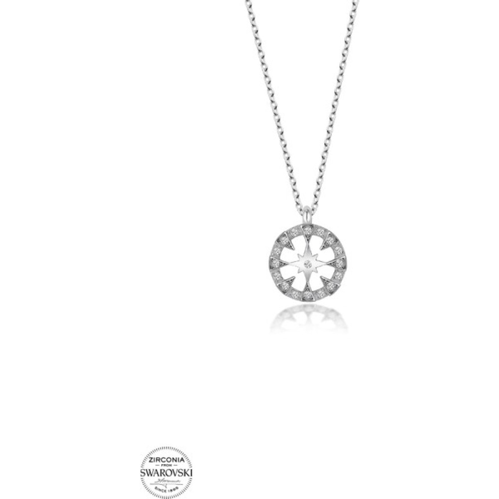 Swarovski Taşlı Gümüş Çember Kadın Kolye Gümüş Kolye Fiyatı