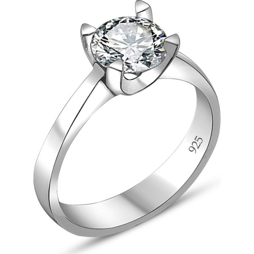 Swarovski Tektaş Yüzük 84 - 16 Gümüş Yüzük Fiyatı