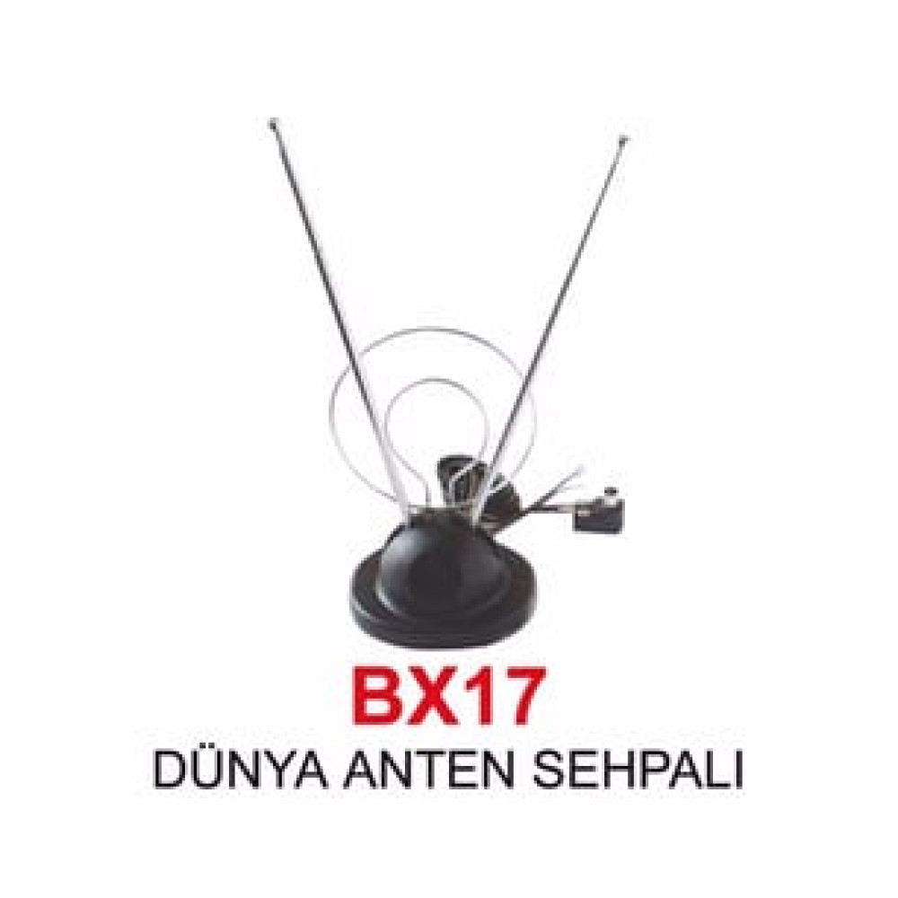 SWAT BX17 TV ÜSTÜ SEHBALI DÜNYA ANTEN KARASAL ANTEN TV ÜSTÜ ANTEN Uydu Alıcıları Fiyatı
