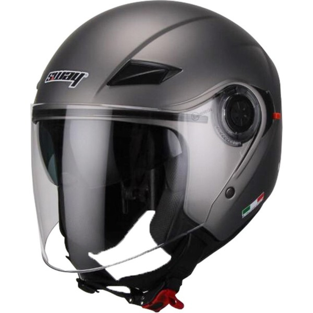 Sway 702B Mat Titanium Grey Açık Motosiklet Kaskı - Gri - M Motorsiklet Kaskları Fiyatı