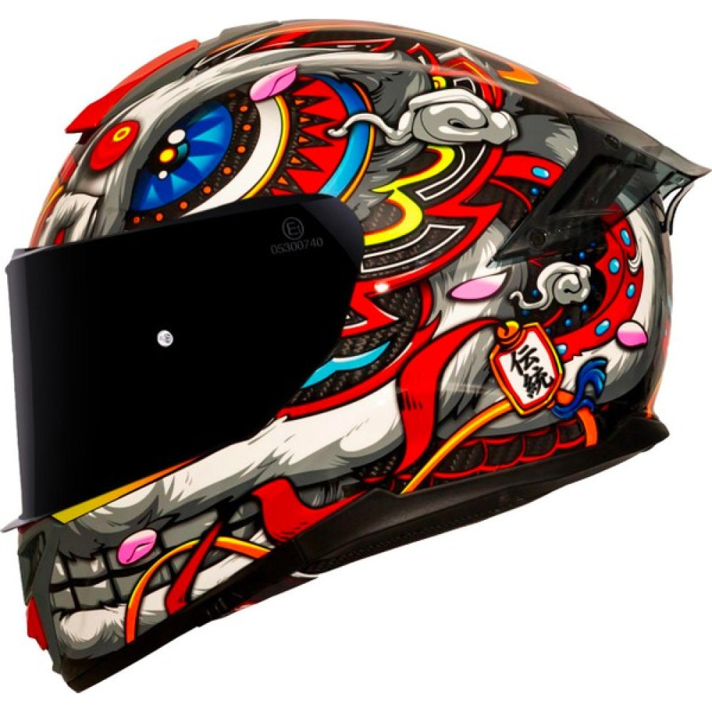 Sway 861 Carbon Desing Full Face Motosiklet Kaskı - L - Renkli Motorsiklet Kaskları Fiyatı