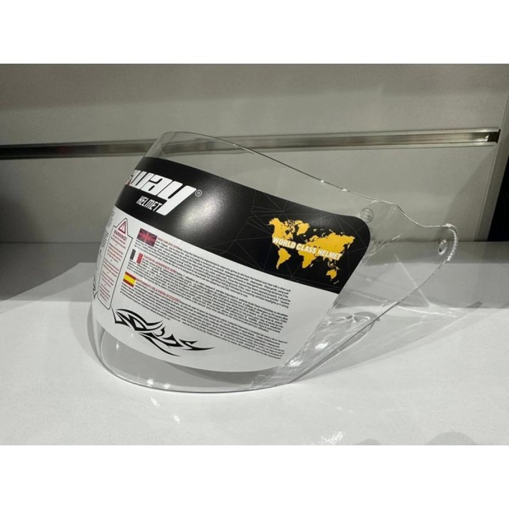 Sway Kask Camı Sway 706-700-733 Şeffaf (Clear) - Standart - Tek Renk Motorsiklet Kaskları Fiyatı