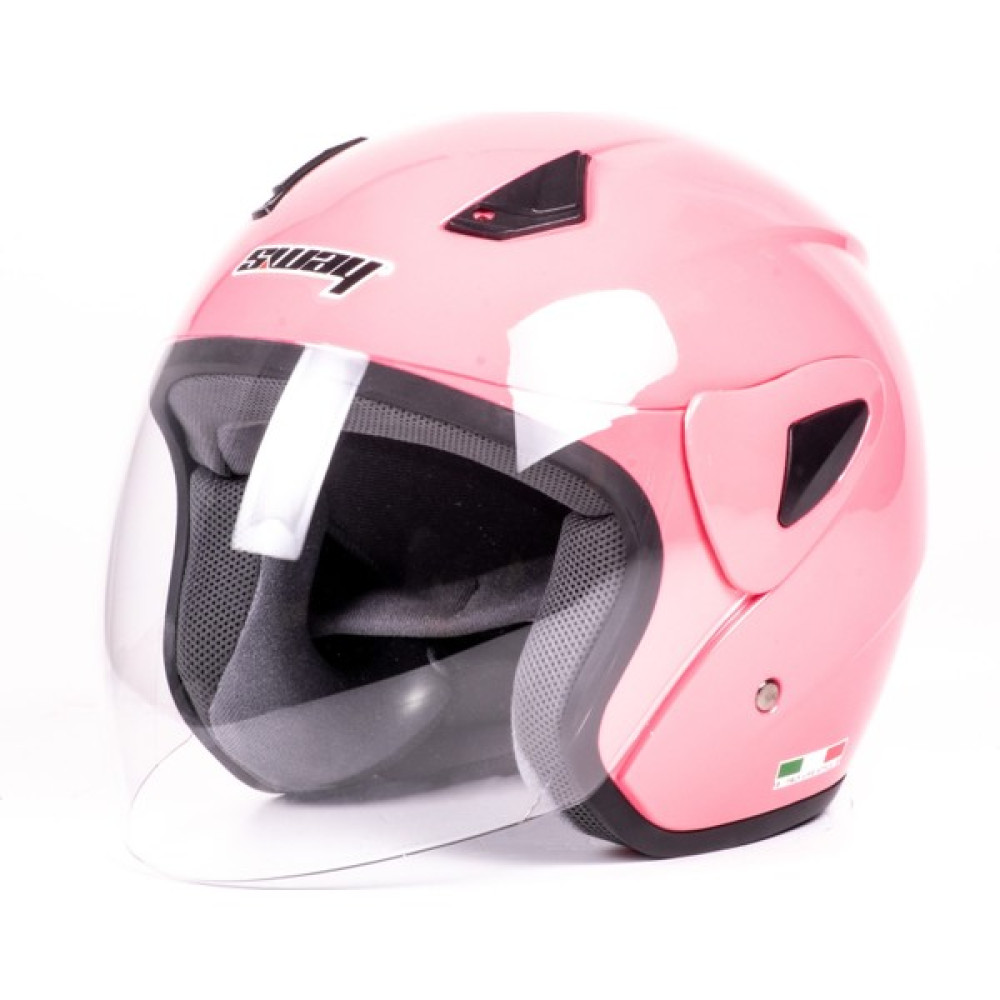 Sway Kask Sway SW-733 Pembe Yarım Şeffaf Camlı - L Motorsiklet Kaskları Fiyatı