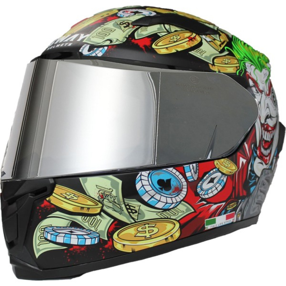 Sway Sw 820 Ugly Full Face Motosiklet Kaskı - L Motorsiklet Kaskları Fiyatı