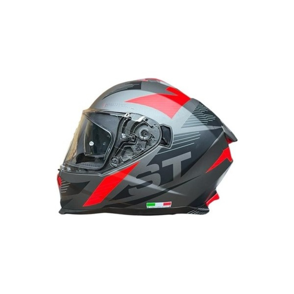 Sway Sw 865 Gri Kırmızı Kapalı Kask L Motorsiklet Kaskları Fiyatı